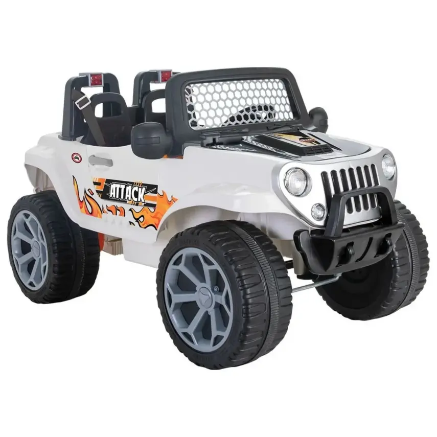 Pilsan Attack Çift Kişilik 12 Volt Kumandalı Akülü Araba - 1
