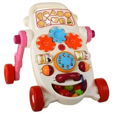 Pilsan Happy İlk Adım Arabası Pembe - 1