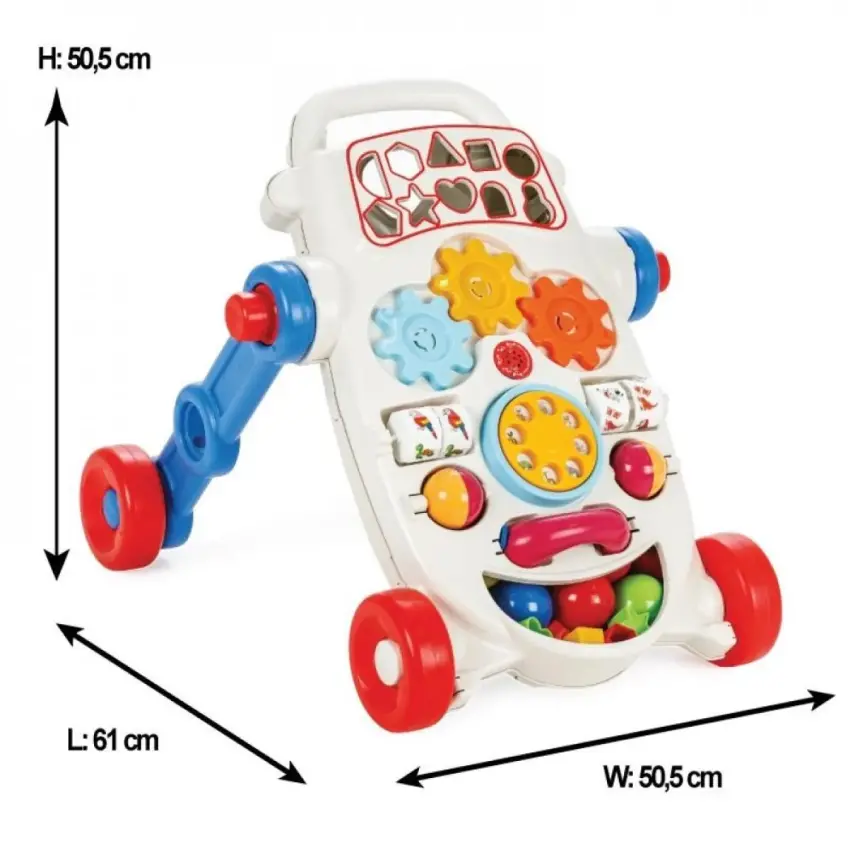 Pilsan Happy İlk Adım Arabası Pembe - 6