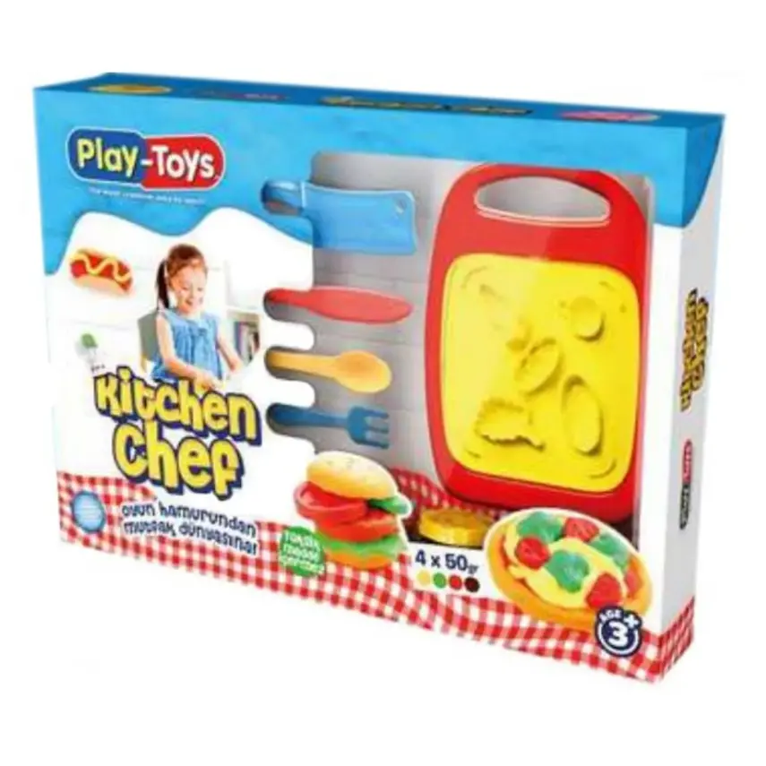 Playtoys Kıtchen Chef Oyun Hamuru Seti - 1