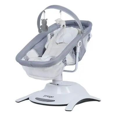 Prego 4086 Yummy Portbebeli Müzikli Elektrikli Sallanabilir Beşik Gri