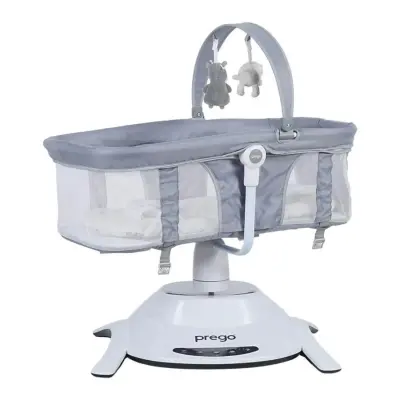 Prego 4086 Yummy Portbebeli Müzikli Elektrikli Sallanabilir Beşik Gri - 10