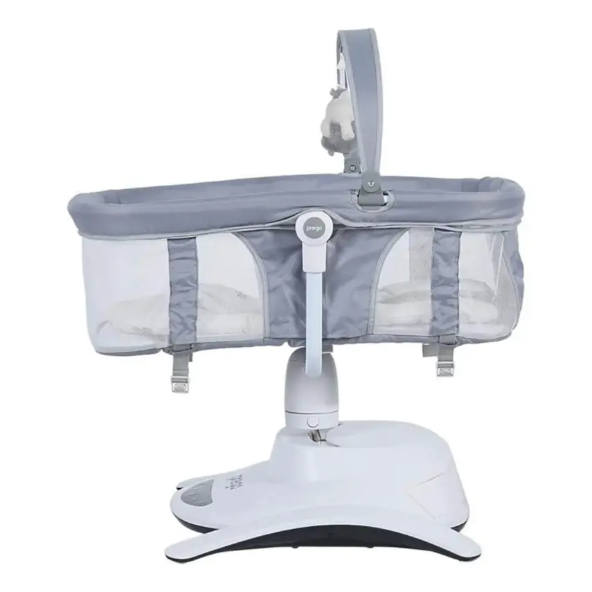Prego 4086 Yummy Portbebeli Müzikli Elektrikli Sallanabilir Beşik Gri - 11