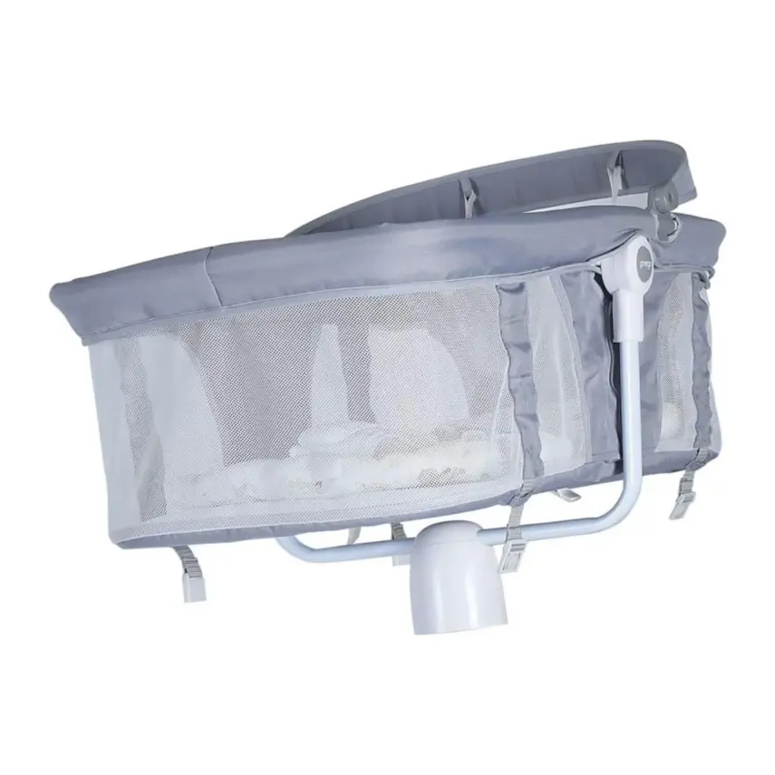 Prego 4086 Yummy Portbebeli Müzikli Elektrikli Sallanabilir Beşik Gri - 9