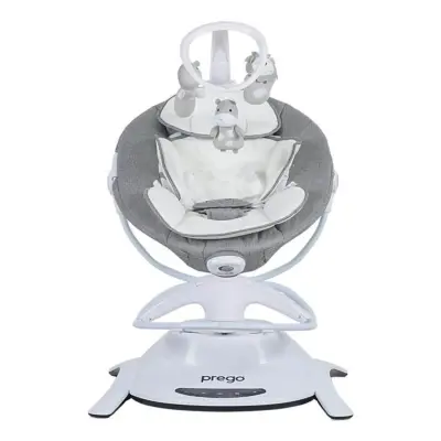 Prego 4086 Yummy Uzaktan Kumandalı Elektrikli Beşik Gri - 11