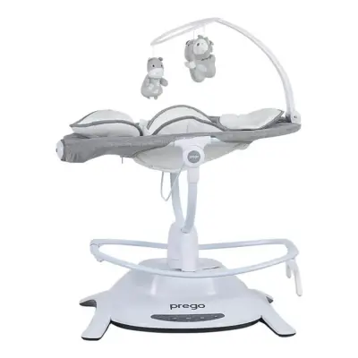 Prego 4086 Yummy Uzaktan Kumandalı Elektrikli Beşik Gri - 20