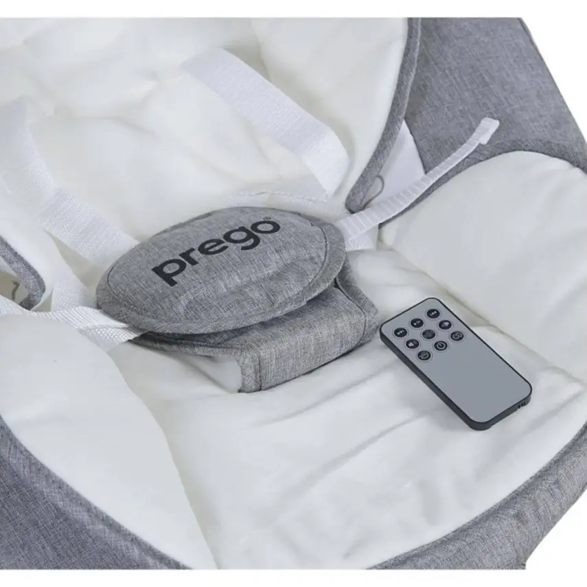 Prego 4086 Yummy Uzaktan Kumandalı Elektrikli Beşik Gri - 6