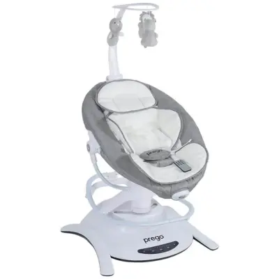 Prego 4086 Yummy Uzaktan Kumandalı Elektrikli Beşik Gri - 22
