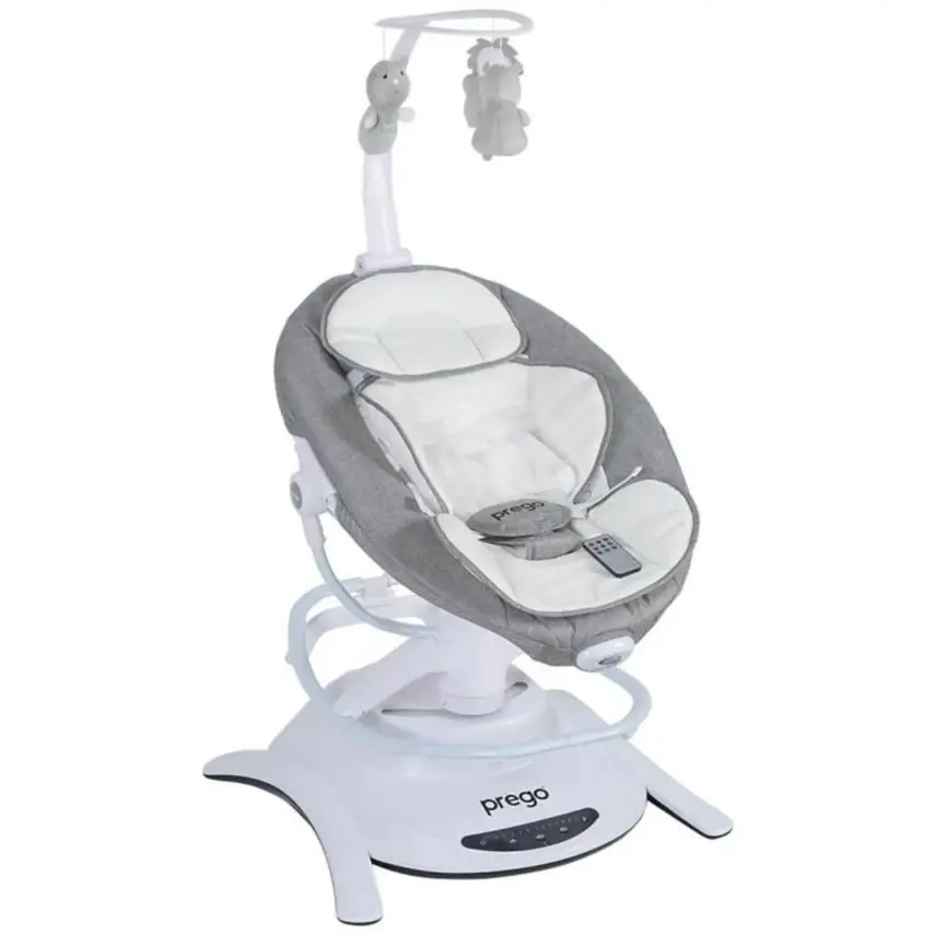 Prego 4086 Yummy Uzaktan Kumandalı Elektrikli Beşik Gri - 22