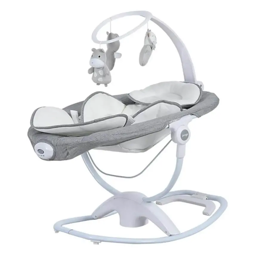 Prego 4086 Yummy Uzaktan Kumandalı Elektrikli Beşik Gri - 13