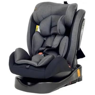 Prego 4088 Strongfix 360° Dönebilen 0-36 kg Isofix'li Oto Koltuğu Füme (1)