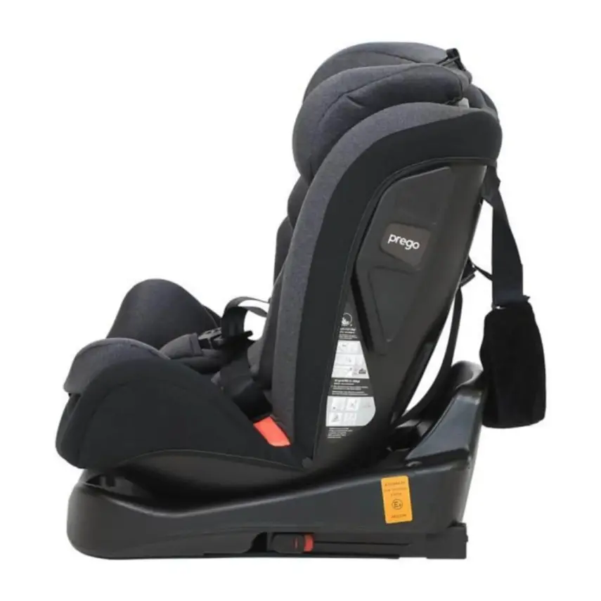 Prego 4088 Strongfix  360° Dönebilen 0-36 kg Isofix'li Oto Koltuğu Füme - 9