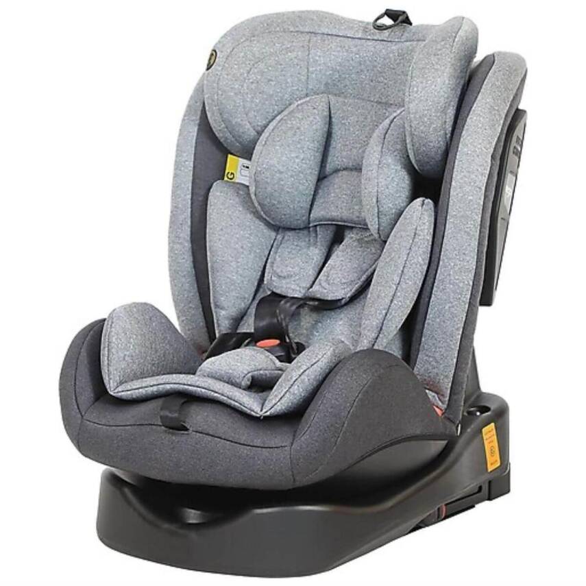 Prego 4088 Strongfix  360° Dönebilen 0-36 kg Isofix'li Oto Koltuğu Gri - 2