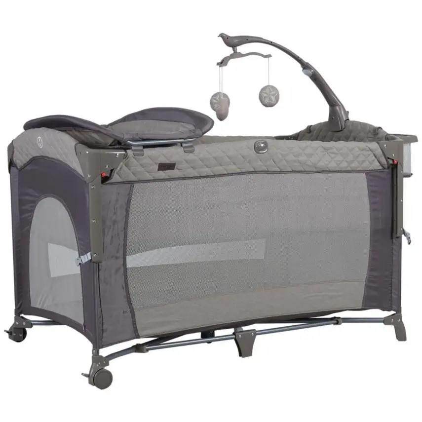 Prego 8040 Miami Premium Anne Yanı Oyun Parkı 70x120 cm Bej - 1