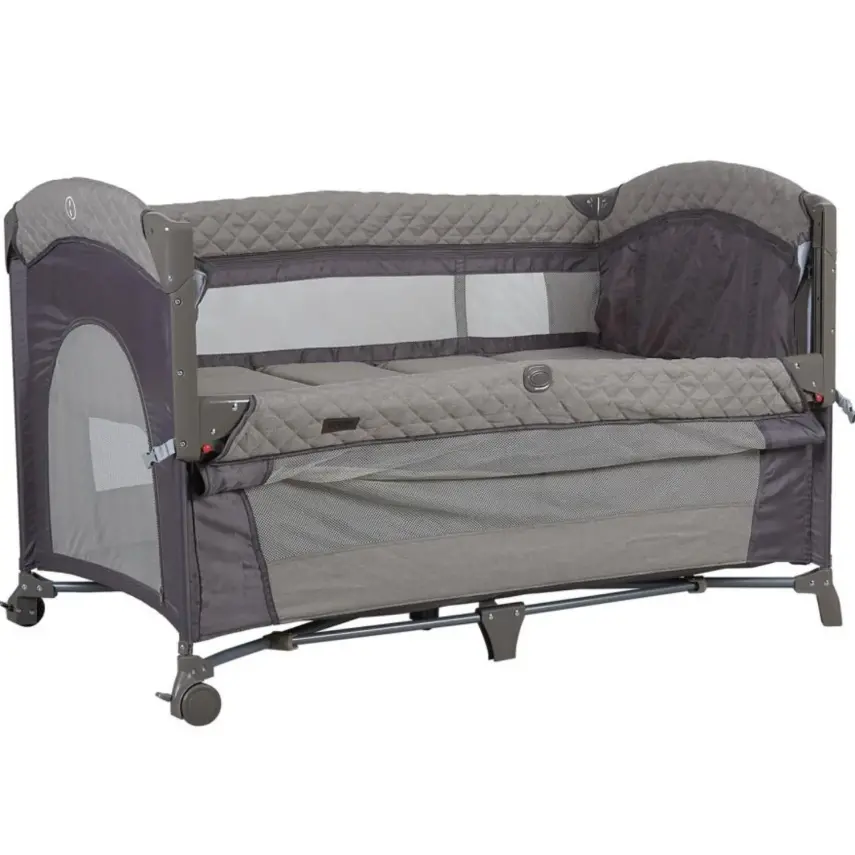 Prego 8040 Miami Premium Anne Yanı Oyun Parkı 70x120 cm Bej - 2