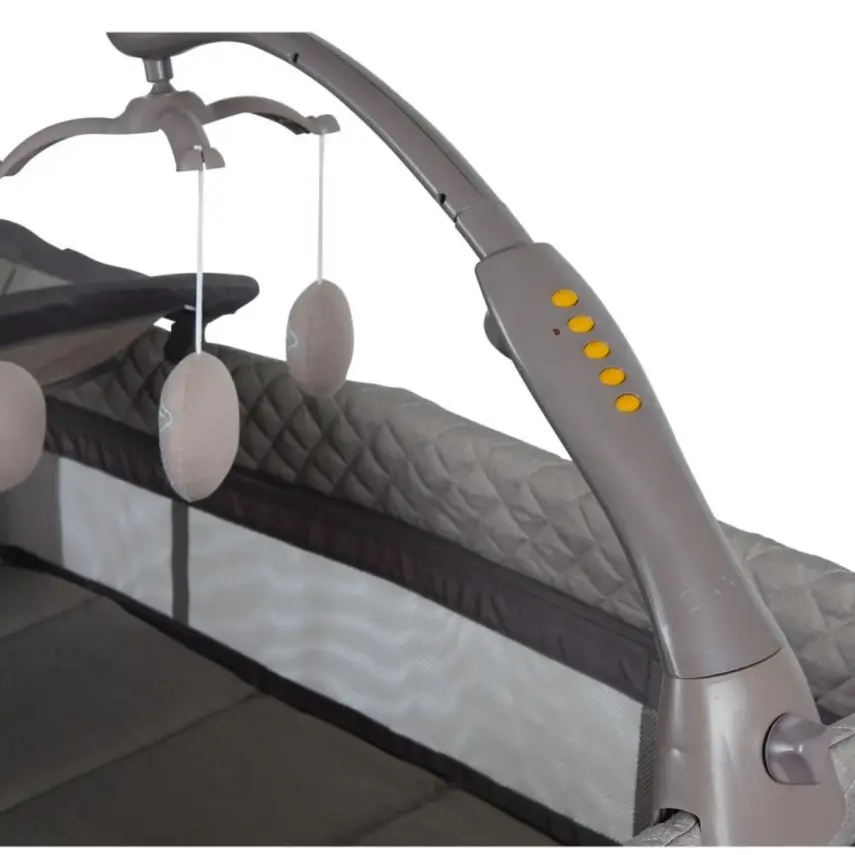 Prego 8040 Miami Premium Anne Yanı Oyun Parkı 70x120 cm Bej - 7