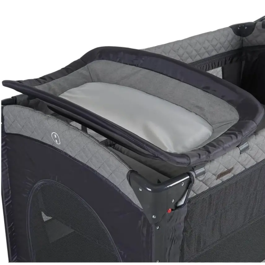 Prego 8040 Miami Premium Anne Yanı Oyun Parkı 70x120 cm Gri - 3