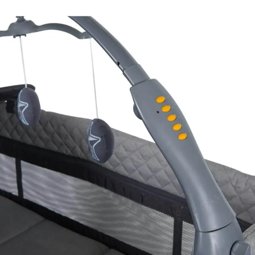 Prego 8040 Miami Premium Anne Yanı Oyun Parkı 70x120 cm Gri - 12