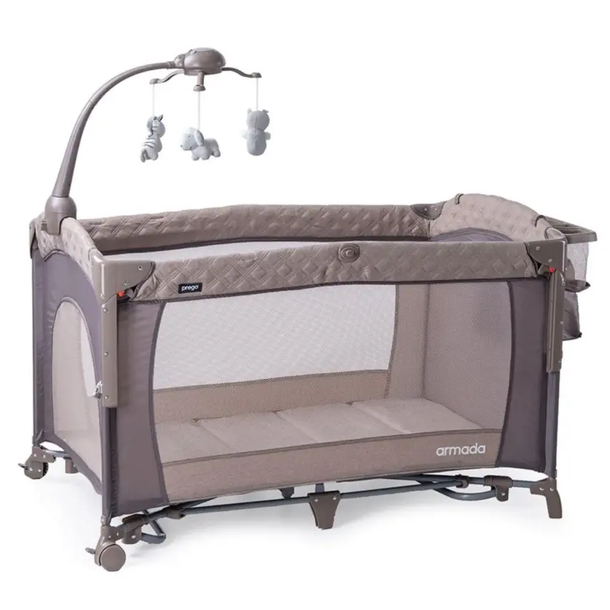 Prego 8067 Armada Anne Yanı Oyun Parkı 70x120 cm Bej - 5