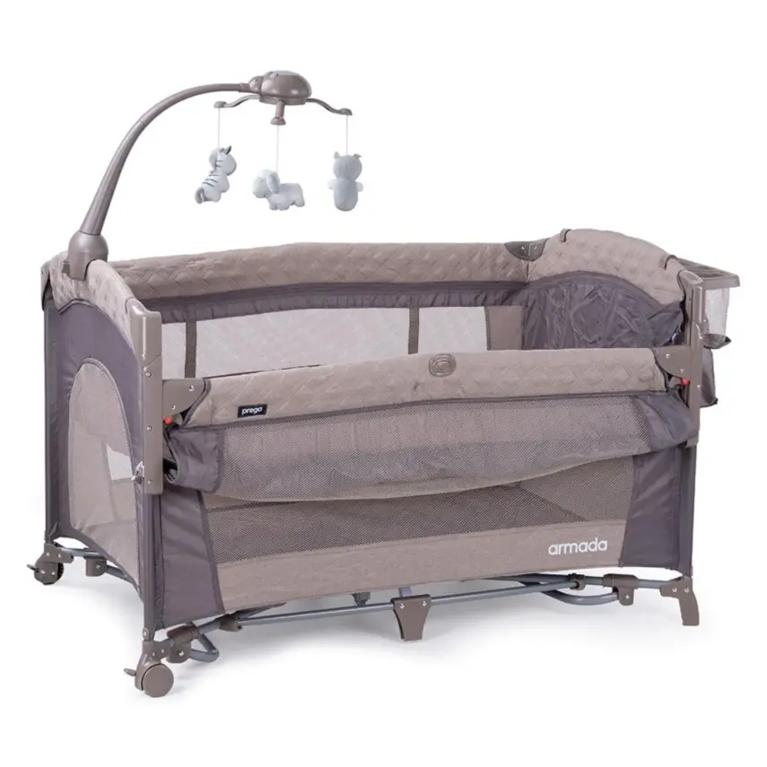 Prego 8067 Armada Anne Yanı Oyun Parkı 70x120 cm Bej - 3