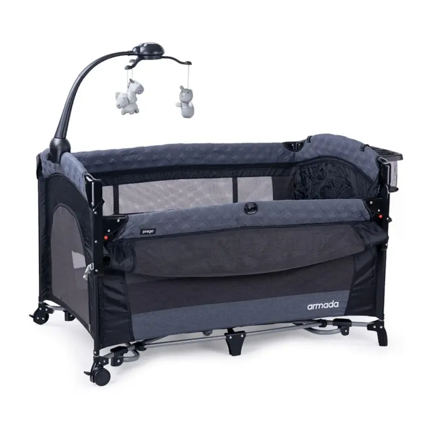 Prego 8067 Armada Anne Yanı Oyun Parkı 70x120 cm Füme - 2