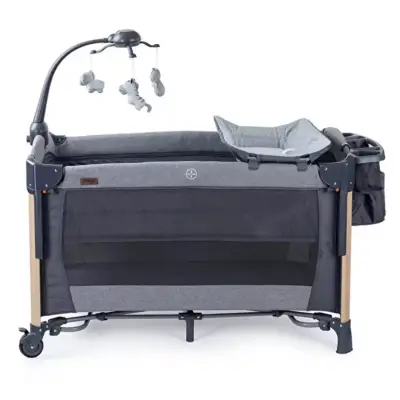 Prego 8069 Elips Plus Anne Yanı Oyun Parkı 70x120 cm Gri - 4