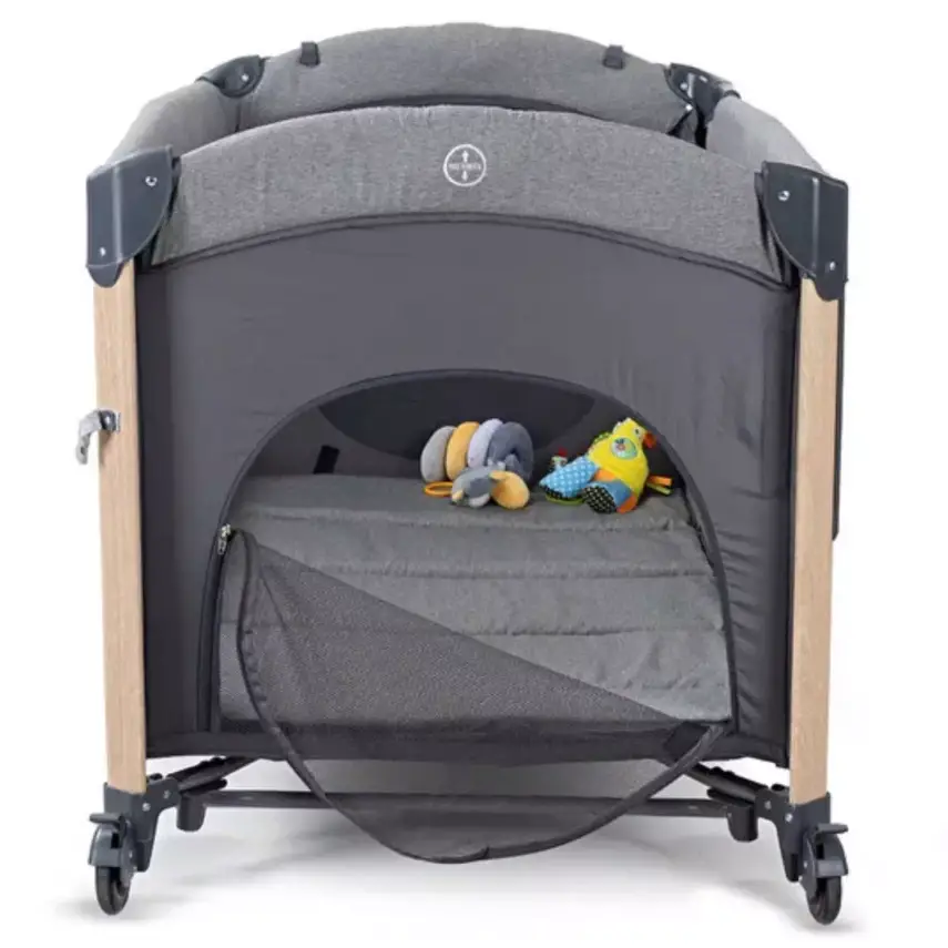 Prego 8069 Elips Plus Anne Yanı Oyun Parkı 70x120 cm Gri - 5