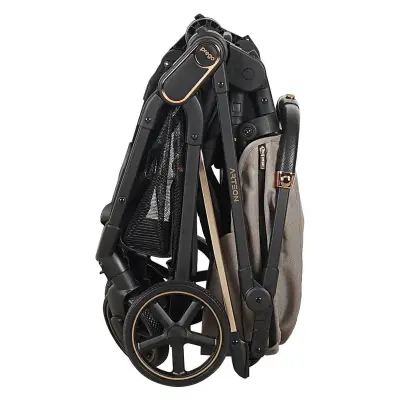 Prego Arteon Çift Yönlü Travel Sistem- Seyahat Sistem Hafif Kolay Katlanabilir Bebek Arabası Bej 2244 - 4