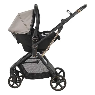 Prego Arteon Çift Yönlü Travel Sistem- Seyahat Sistem Hafif Kolay Katlanabilir Bebek Arabası Bej 2244 - 6