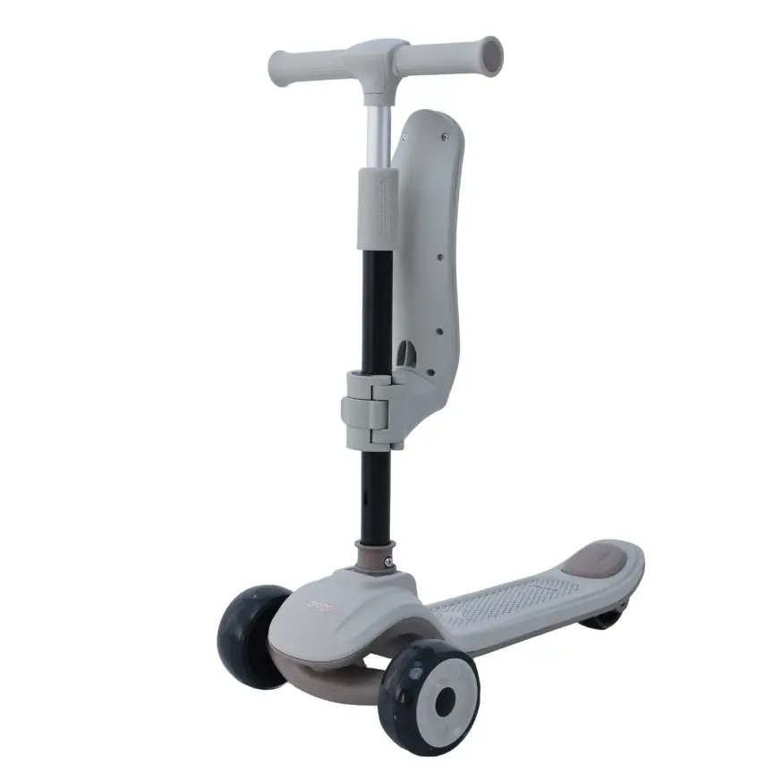 Prego Bluetooth Özellikli Işıklı Katlanabilir Nitro Scooter  Bej - 2