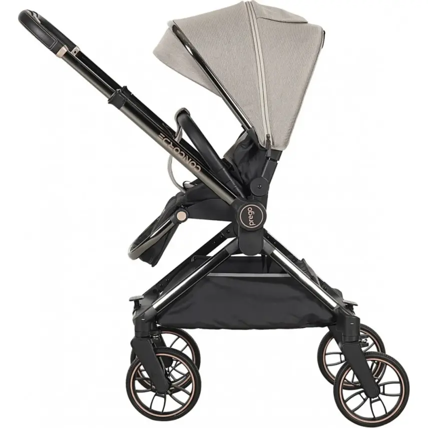Prego Concorde Çift Yönlü Kompakt Travel Sistem Bebek Arabası Bej 2067 - 4