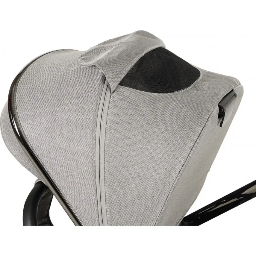 Prego Concorde Çift Yönlü Kompakt Travel Sistem Bebek Arabası Gri 2067  - 6