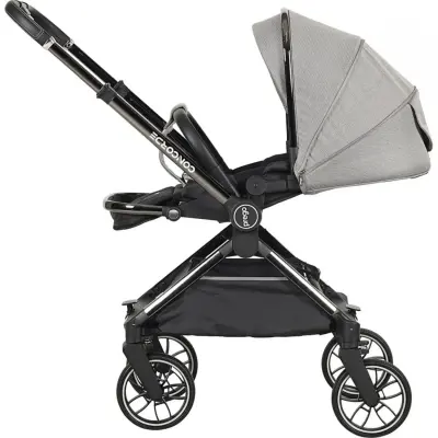 Prego Concorde Çift Yönlü Kompakt Travel Sistem Bebek Arabası Gri 2067  - 10