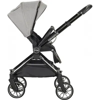 Prego Concorde Çift Yönlü Kompakt Travel Sistem Bebek Arabası Gri 2067  - 8