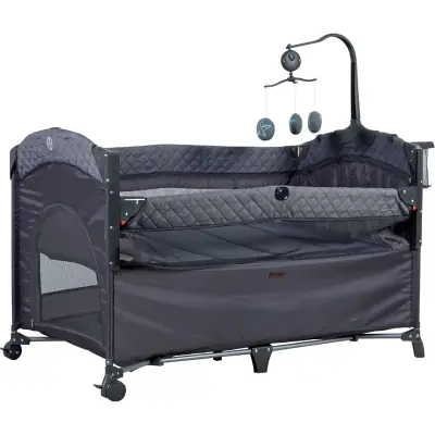 Prego Miami Plus Anne Yanı Oyun Parkı 70x120 cm Füme 8044 - 5