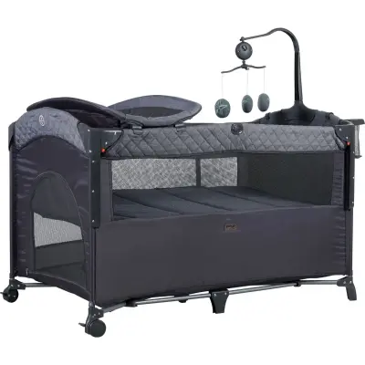 Prego  Miami Plus Anne Yanı Oyun Parkı 70x120 cm Füme 8044 