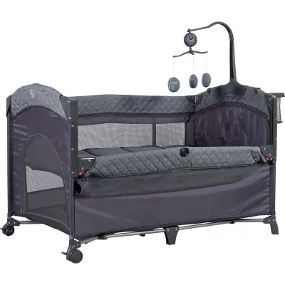 Prego Miami Plus Anne Yanı Oyun Parkı 70x120 cm Füme 8044 - 2