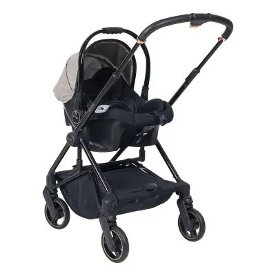 Prego Mios Premium Travel Sistem Çift Yönlü Kompakt Katlanabilir Bebek Arabası Bej 2099  - 5