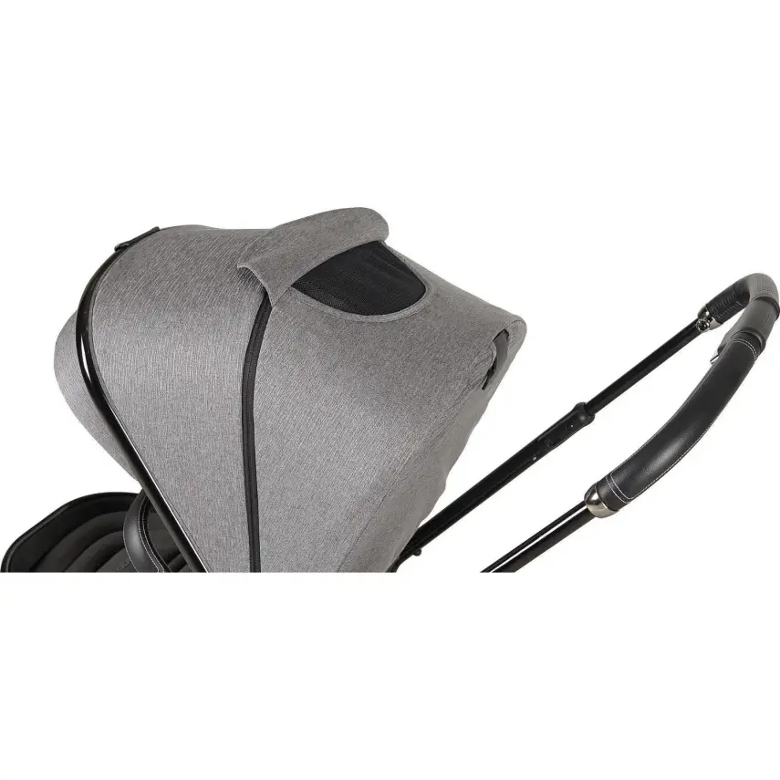 Prego Mios Premium Travel Sistem Çift Yönlü Kompakt Katlanabilir Bebek Arabası Gri 2099  - 8