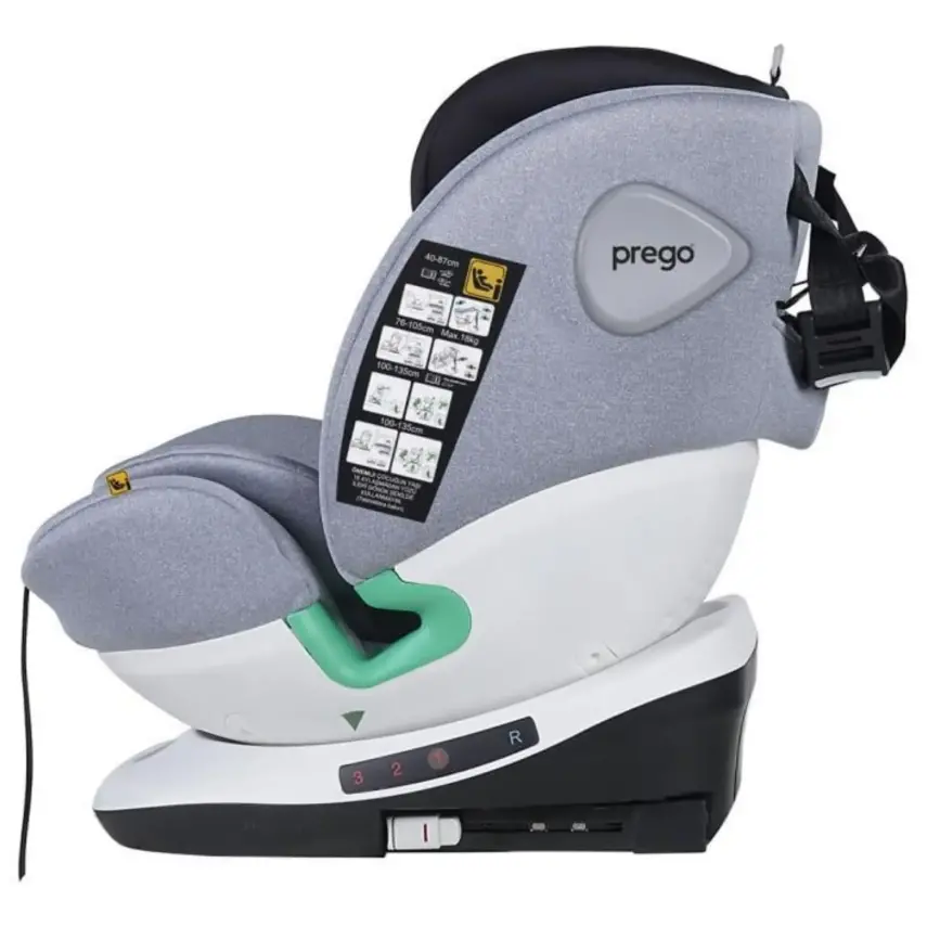 Prego Q9000 Cosmofix I-Size Oto Koltuğu 0-36 Kg Gri - 5