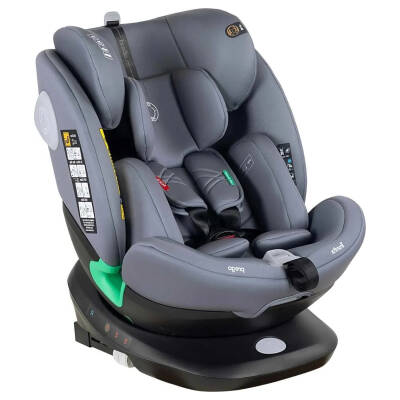 Prego Tronfix 360° Dönebilen Isofixli I-Size Oto Koltuğu 0-36 Kg Gri Q9004 