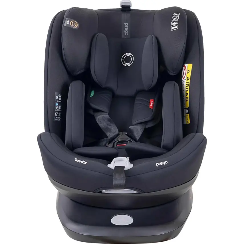 Prego Tronfix 360° Dönebilen Isofixli I-Size Oto Koltuğu 0-36 Kg Siyah Q9004 - 3