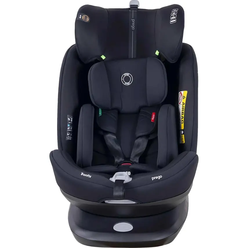 Prego Tronfix 360° Dönebilen Isofixli I-Size Oto Koltuğu 0-36 Kg Siyah Q9004 - 4