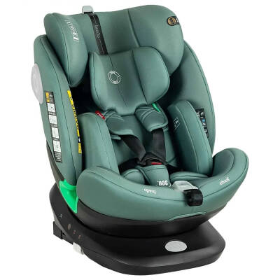 Prego Tronfix 360° Dönebilen Isofixli I-Size Oto Koltuğu 0-36 Kg Yeşil Q9004