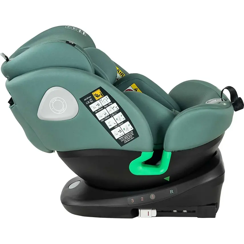 Prego Tronfix 360° Dönebilen Isofixli I-Size Oto Koltuğu 0-36 Kg Yeşil Q9004 - 4