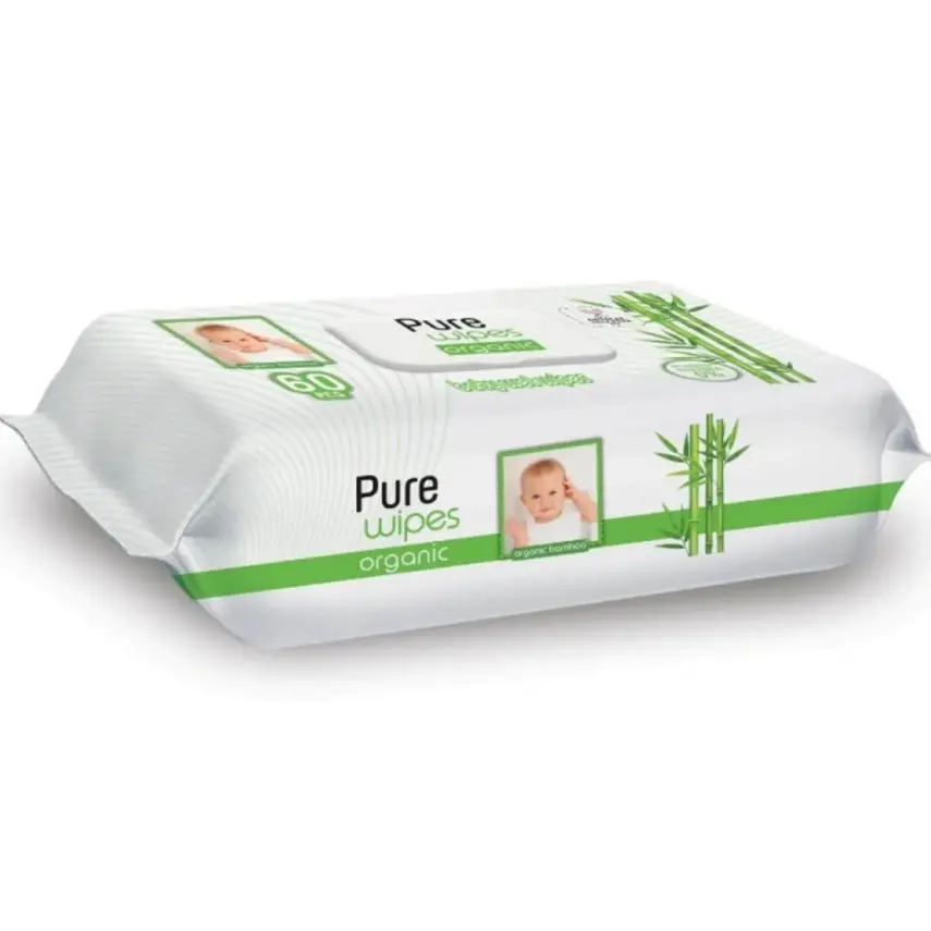 Pure Wipes Bambu Bebek Islak Havlu 3x60lı - 4