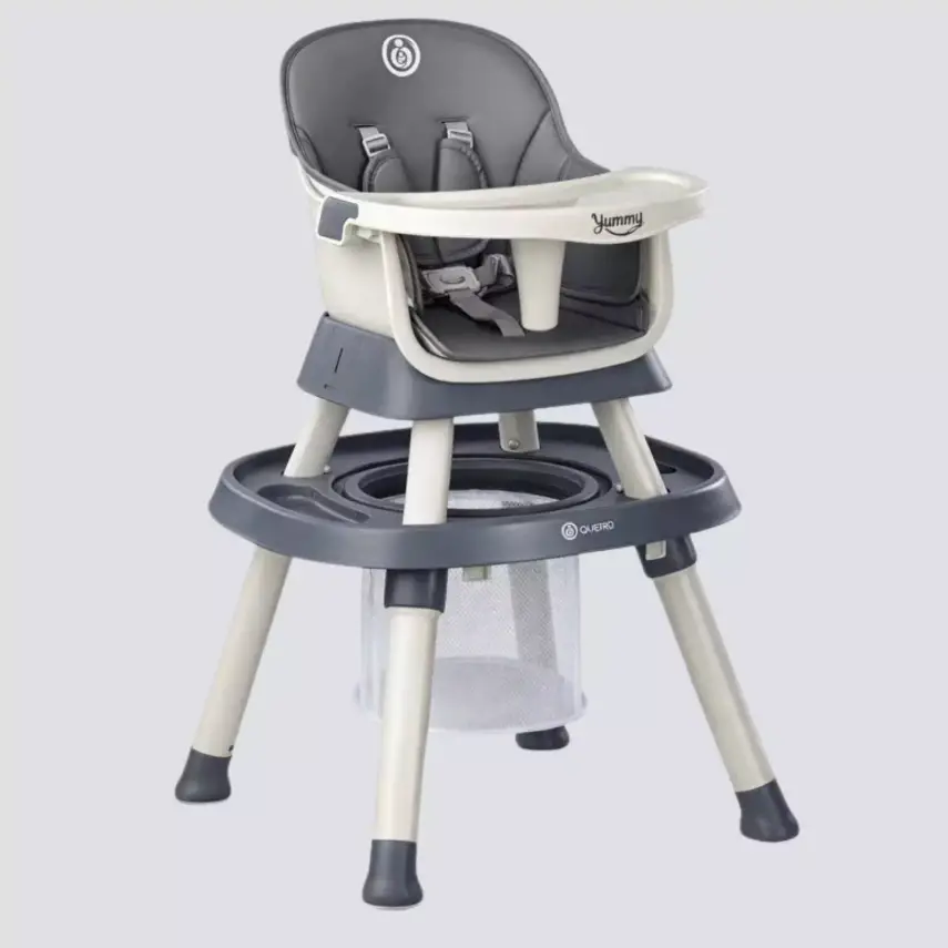 Quero Yummy 12 in 1 Fonksiyonel Mama Sandalyesi Antrasit - 1