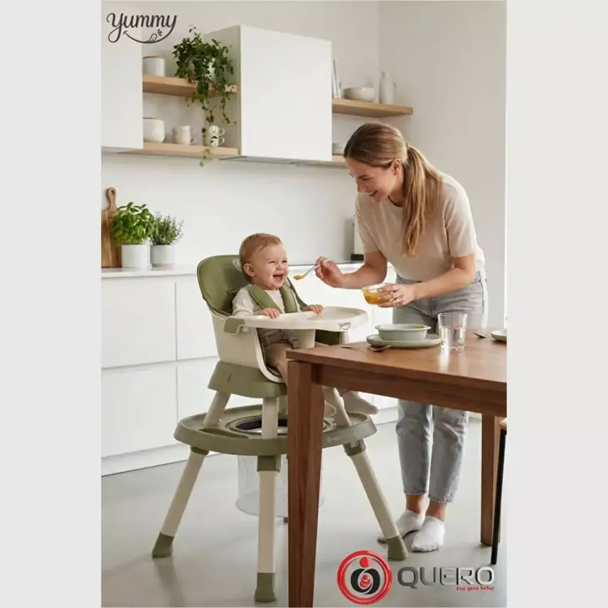 Quero Yummy 12 in 1 Fonksiyonel Mama Sandalyesi Mavi - 7