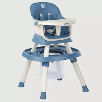 Quero Yummy 12 in 1 Fonksiyonel Mama Sandalyesi Mavi