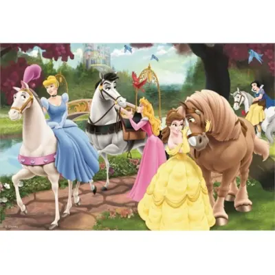 Ravensburger 2x24 Parçalı Puzzle Walt Disney Büyülü Prensesler-088652 (1)